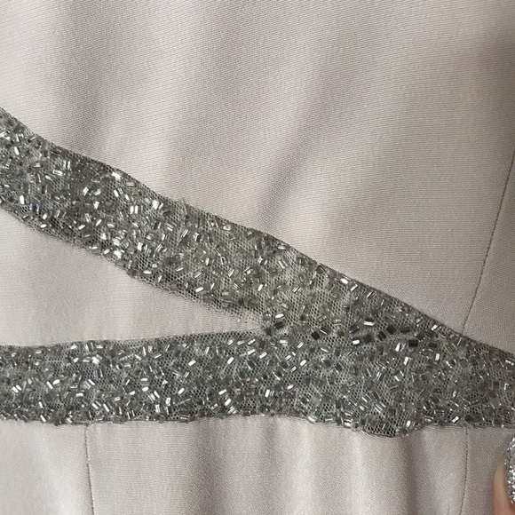 Vintage Niteline Della Roufogali long dress with beaded details size 10 - Picture 11 of 14